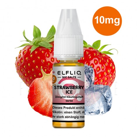 Elfbar - ElfLiq - Strawberry Ice - 10ml - 10mg