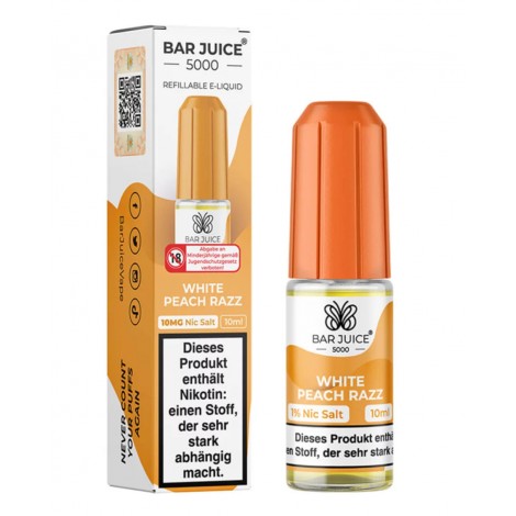 Bar Juice 5000 - White Peach Razz - 10ml - 10mg