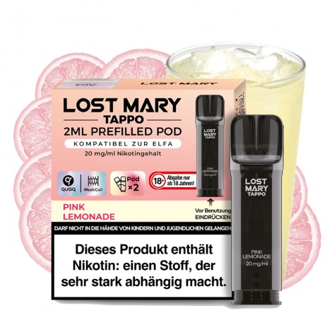 Lost Mary - Prefilled Pod - Tappo - Pink Lemonade - 20mg