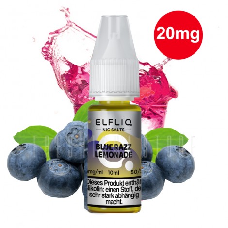 Elfbar - ElfLiq - Blue Razz Lemonade - 10ml - 20mg