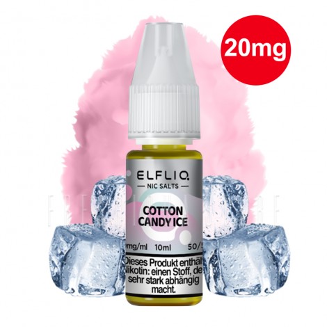 Elfbar - ElfLiq - Cotton Candy Ice - 10ml - 20mg