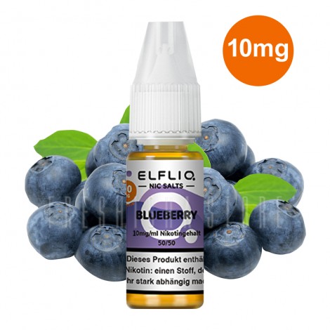 Elfbar - ElfLiq - Blueberry - 10ml - 10mg