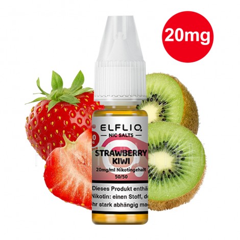 Elfbar - ElfLiq - Strawberry Kiwi - 10ml - 20mg