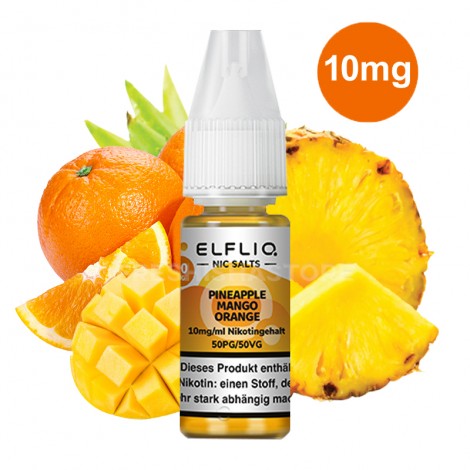 Elfbar - ElfLiq - Pineapple Mango Orange - 10ml - 10mg