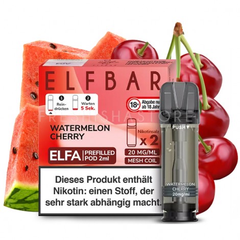 Elfbar - ELFA - Prefilled Pod - Watermelon Cherry - 2ml - 2er Pack