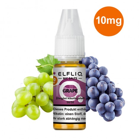 Elfbar - ElfLiq - Grape - 10ml - 10mg