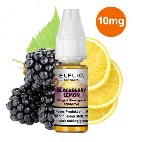 Elfbar - ElfLiq - Blackberry Lemon - 10ml - 10mg