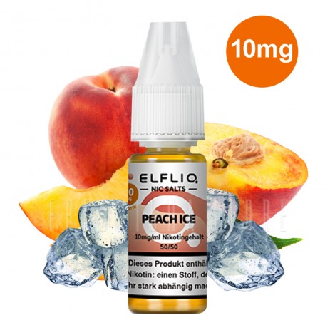 Elfbar - ElfLiq - Peach Ice - 10ml - 10mg