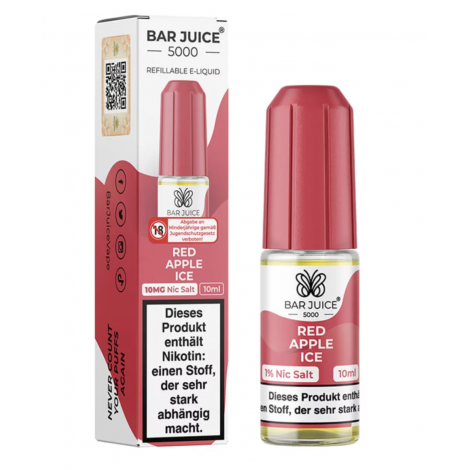 Bar Juice 5000 - Red Apple Ice - 10ml - 10mg