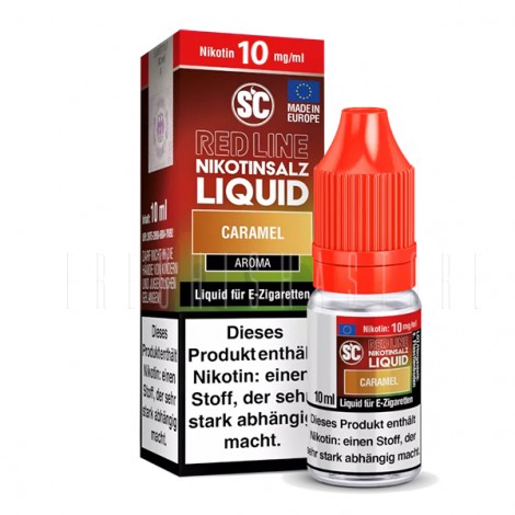 SC - Red Line - Caramel - Nikotinsalz Liquid - 10ml - 10mg