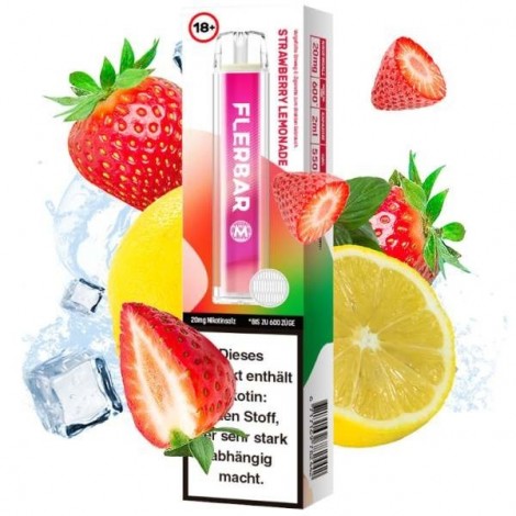 Flerbar - Einweg E-Zigarette - Strawberry Lemonade - 20mg - CP