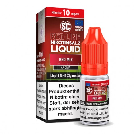 SC - Red Line - Red Mix - Nikotinsalz Liquid - 10ml - 10mg