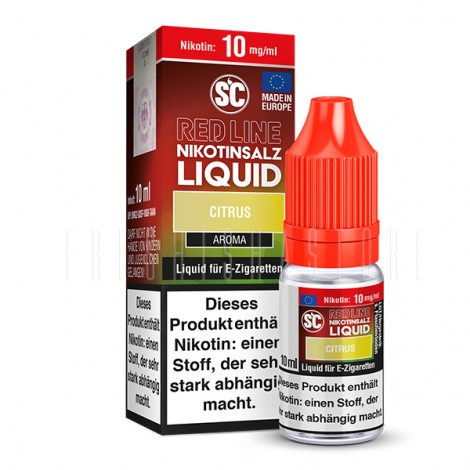 SC - Red Line - Citrus - Nikotinsalz Liquid - 10ml - 10mg