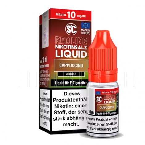 SC - Red Line - Cappuccino - Nikotinsalz Liquid - 10ml - 10mg