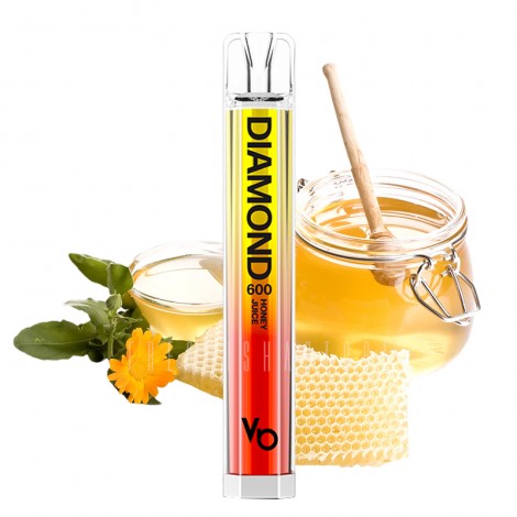 Vapes Bars - Diamond 600 - Einweg E-Zigarette - Honey Juice - 20mg - CP