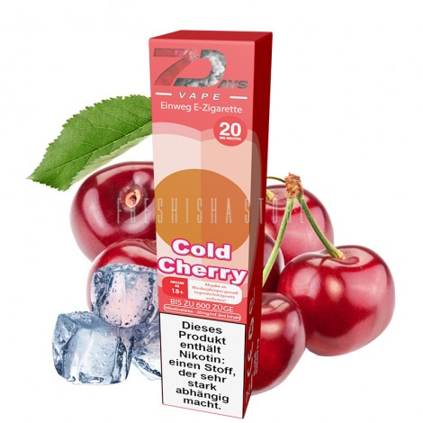 7Days - Einweg E-Zigarette - Cold Cherry - 20mg