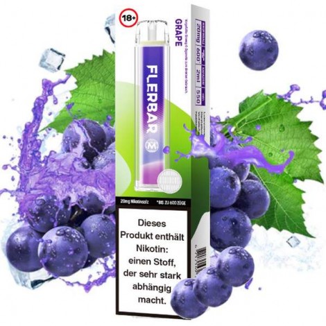 Flerbar - Einweg E-Zigarette - Grape - 20mg - CP