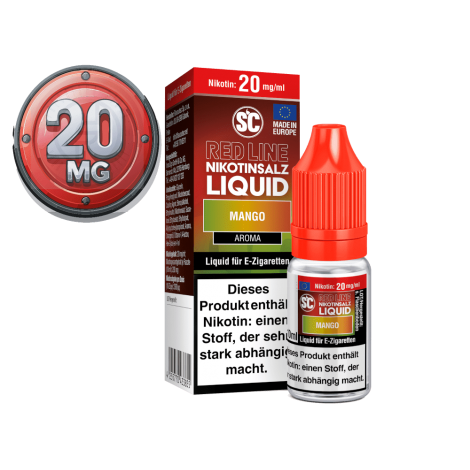 SC - Red Line - Mango - Nikotinsalz Liquid - 10ml - 20mg