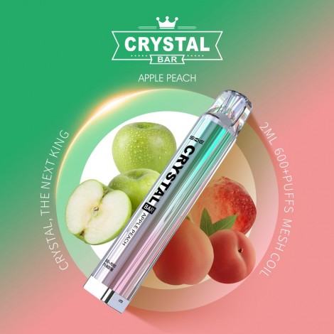 SKE - Crystal Bar - Einweg E-Zigarette - Apple Peach - 20mg CP