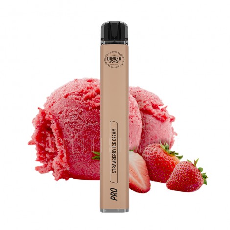 Dinner Lady - Vape Pen Pro - Strawberry Ice Cream - 20mg