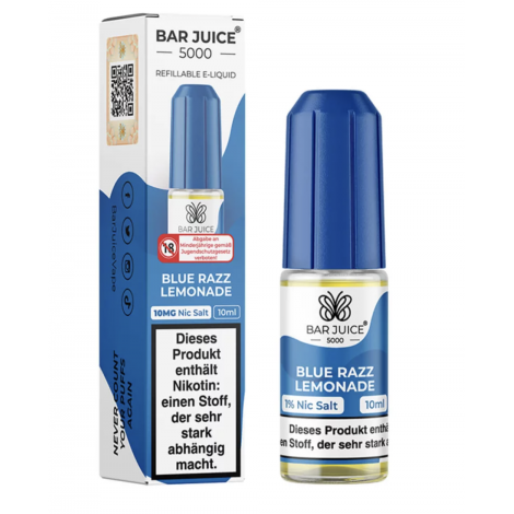 Bar Juice 5000 - Blue Razz Lemonade - 10ml - 10mg