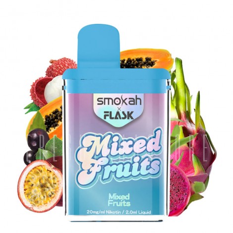 Smokah x Flask - Einweg E-Zigarette - Mixed Fruits - 20mg