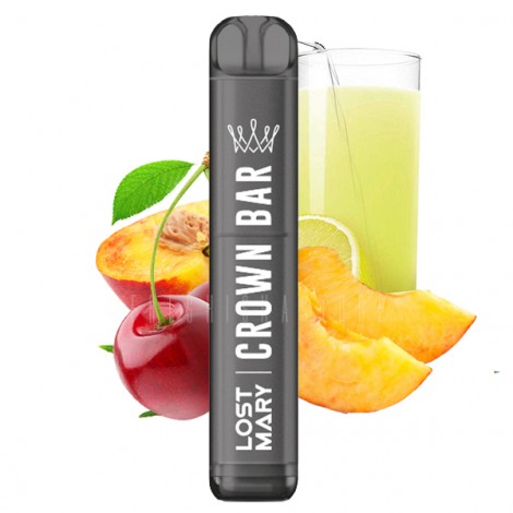 CROWN BAR by Al Fakher x Lost Mary - Einweg E-Zigarette - Cherry Peach Lemonade - 20mg - CP