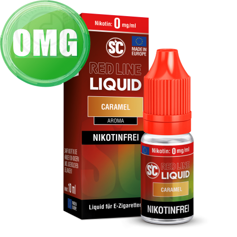 SC - Red Line - Caramel - Nikotinsalz Liquid - 10ml - 0mg