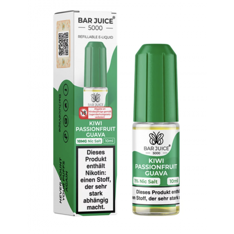 Bar Juice 5000 - Kiwi Passionfruit Guava - 10ml - 10mg