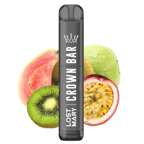 CROWN BAR by Al Fakher x Lost Mary - Einweg E-Zigarette - Kiwi Passion Fruit Guava - 20mg - CP