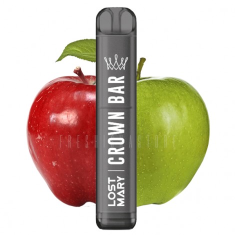 CROWN BAR by Al Fakher x Lost Mary - Einweg E-Zigarette - Double Apple - 20mg - CP