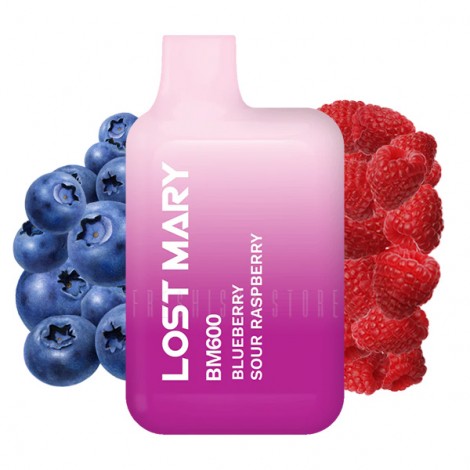 Lost Mary - BM600 - Einweg E-Zigarette - Blueberry Sour Raspberry - 20mg - CP