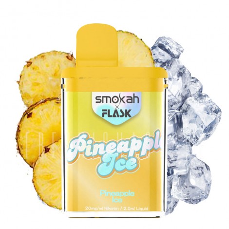 Smokah x Flask - Einweg E-Zigarette - Pineapple Ice - 20mg