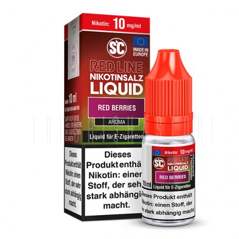 SC - Red Line - Red Berries - Nikotinsalz Liquid - 10ml - 10mg