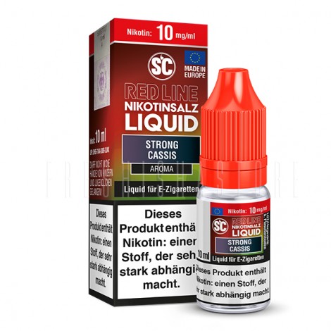 SC - Red Line - Strong Cassis - Nikotinsalz Liquid - 10ml - 10mg