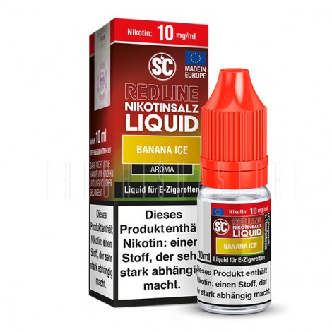 SC - Red Line - Banana Ice - Nikotinsalz Liquid - 10ml - 10mg