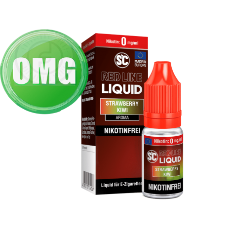 SC - Red Line - Strawberry Kiwi - Nikotinsalz Liquid - 10ml - 0mg