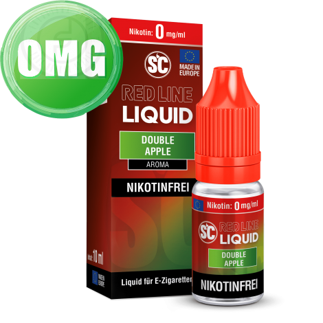 SC - Red Line - Double Apple - Nikotinsalz Liquid - 10ml - 0mg