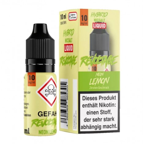 Revoltage - Neon Lemon - Nikotinsalz Liquid - 10ml - 10mg