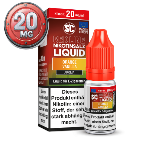 SC - Red Line - Orange Vanilla - Nikotinsalz Liquid - 10ml - 20mg