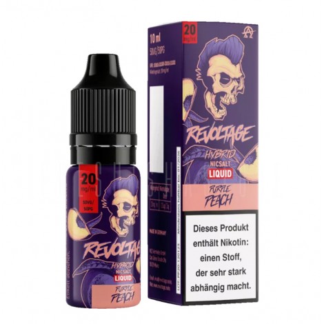 Revoltage - Purple Peach - Nikotinsalz Liquid - 10ml - 20mg