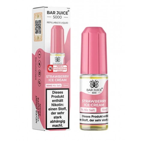 Bar Juice 5000 - Strawberry Ice Cream - 10ml - 20mg