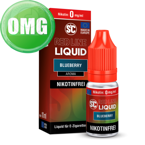 SC - Red Line - Blueberry - Nikotinsalz Liquid - 10ml - 0mg