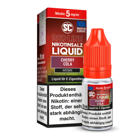 SC - Red Line - Cherry Cola - Nikotinsalz Liquid - 10ml - 5mg