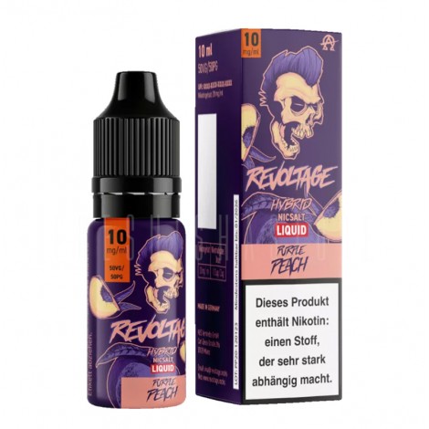 Revoltage - Purple Peach - Nikotinsalz Liquid - 10ml - 10mg