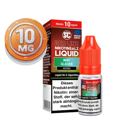 SC - Red Line - Mint Glacier - Nikotinsalz Liquid - 10ml - 10mg